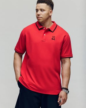 Mens big & tall jude pique polo