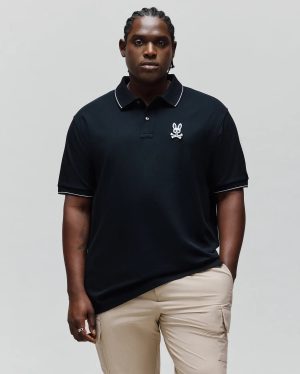 Big and tall tate bunny pique polo