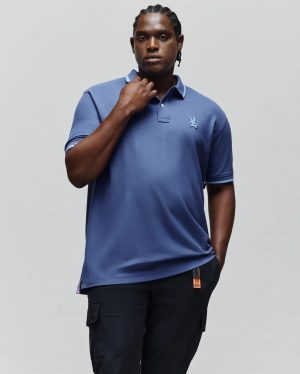 Mens big and tall gabin pique polo