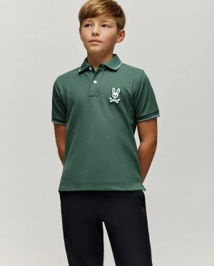 Kids tate bunny pique polo