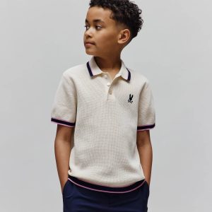 Kids dax knit polo