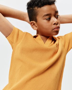 Kids devon knit polo