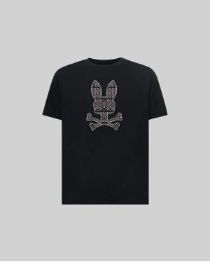 Kids indigo fair isle graphic tee