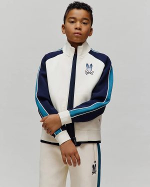 Kids caspian colorblocked track bomber