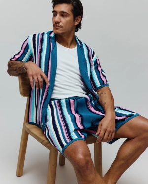 Mens cliff knit short 7"