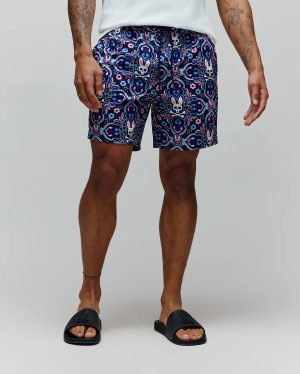 Mens luke swim trunk 6"