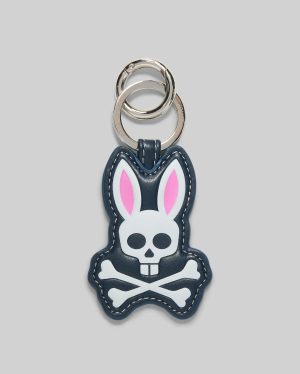 Puffer bunny keychain