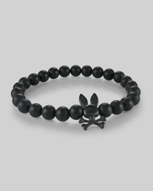 Mens bunny bead bracelet