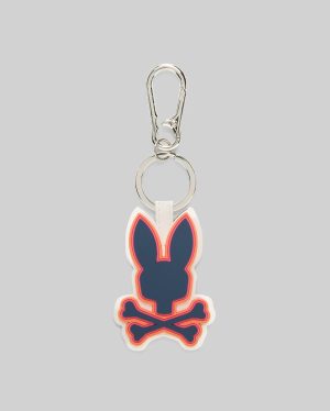 Rubber bunny keychain