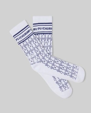 Mens kace bunny pattern sport sock