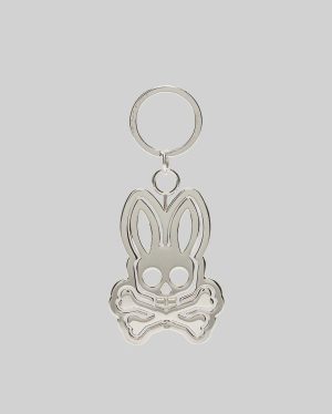 Spinning bunny keychain