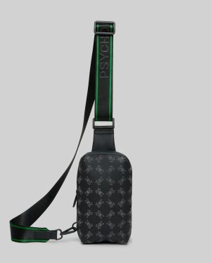 Mens rubberized crossbody