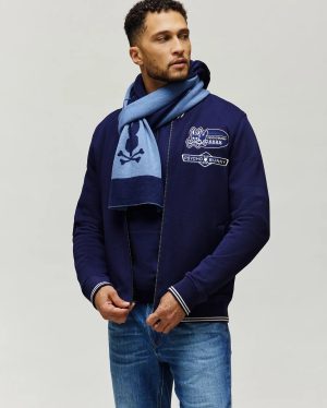 Mens darian square logo scarf