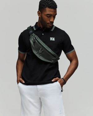 Mens pb archive neon bunny polo