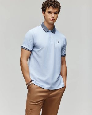 Mens murphy pique polo shirt
