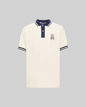 Mens wade pique polo shirt