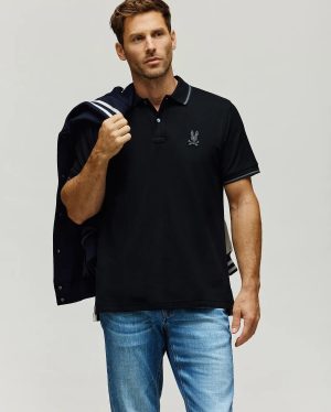 Mens gabin pique polo