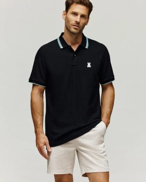 Mens tavian pique polo