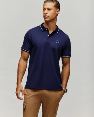 Mens ridge pique polo