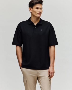 Mens benny oversized polo shirt