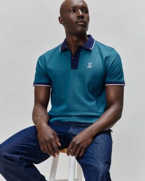 Mens edgar pique polo
