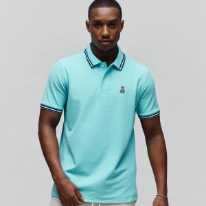 Mens clark pique polo