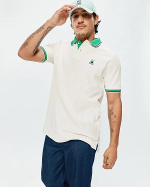 Mens sunny pique polo