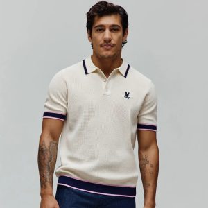 Mens dax knit polo