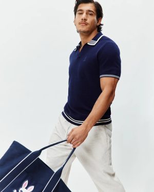 Mens elowen knit polo