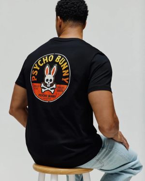 Mens ren back graphic tee