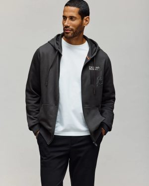 Mens summit full zip french terry hoodie