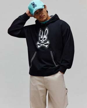 Mens luke paisley oversized hoodie