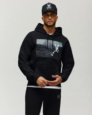Mens jarvis hologram hoodie