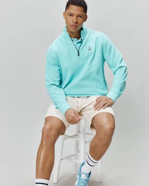 Mens maxton waffle 1/4 zip